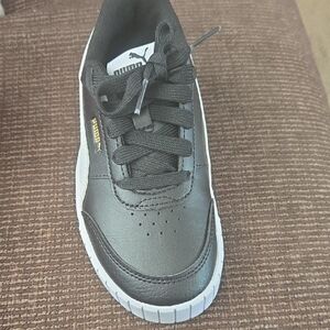 Puma Kids Black and White Sneakers